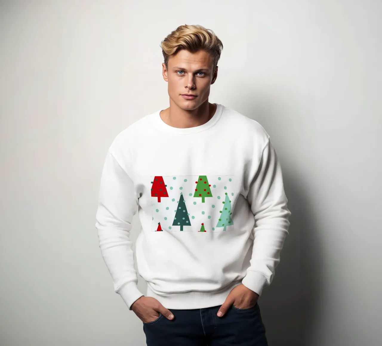 Christmas Tree sweatshirt by Charlotte Winter