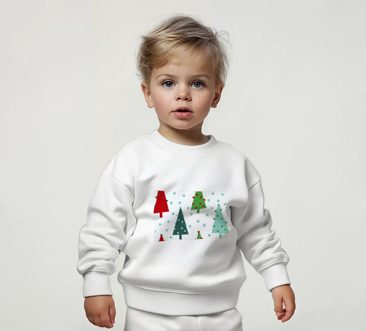 Christmas Tree felpa neonato da Charlotte Winter