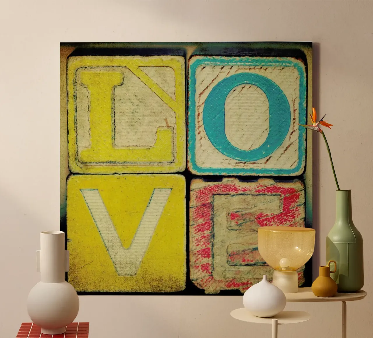 Old Love canvas van Robin Delean