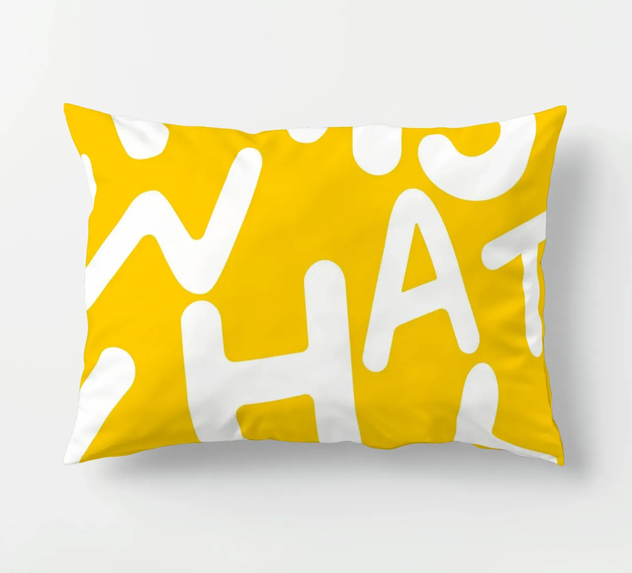 It is What It Is | Tipografia Lettere eccentriche Giallo Citazione cuscino da 83oranges