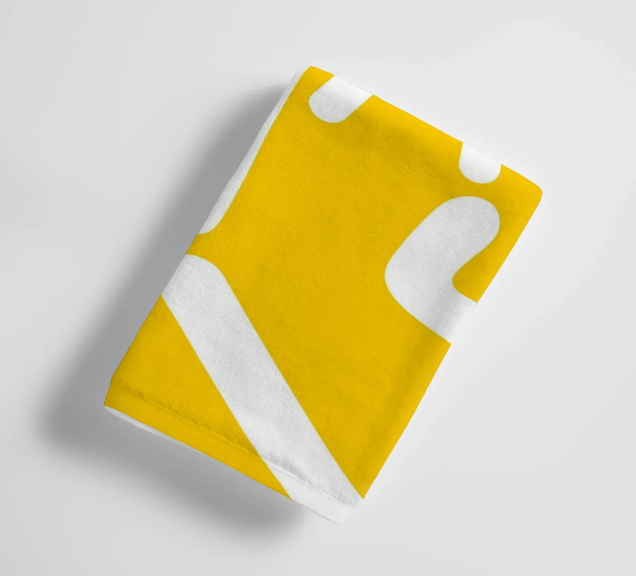 It is What It Is | Typography Quirky Letters Yellow Quote towel by 83oranges