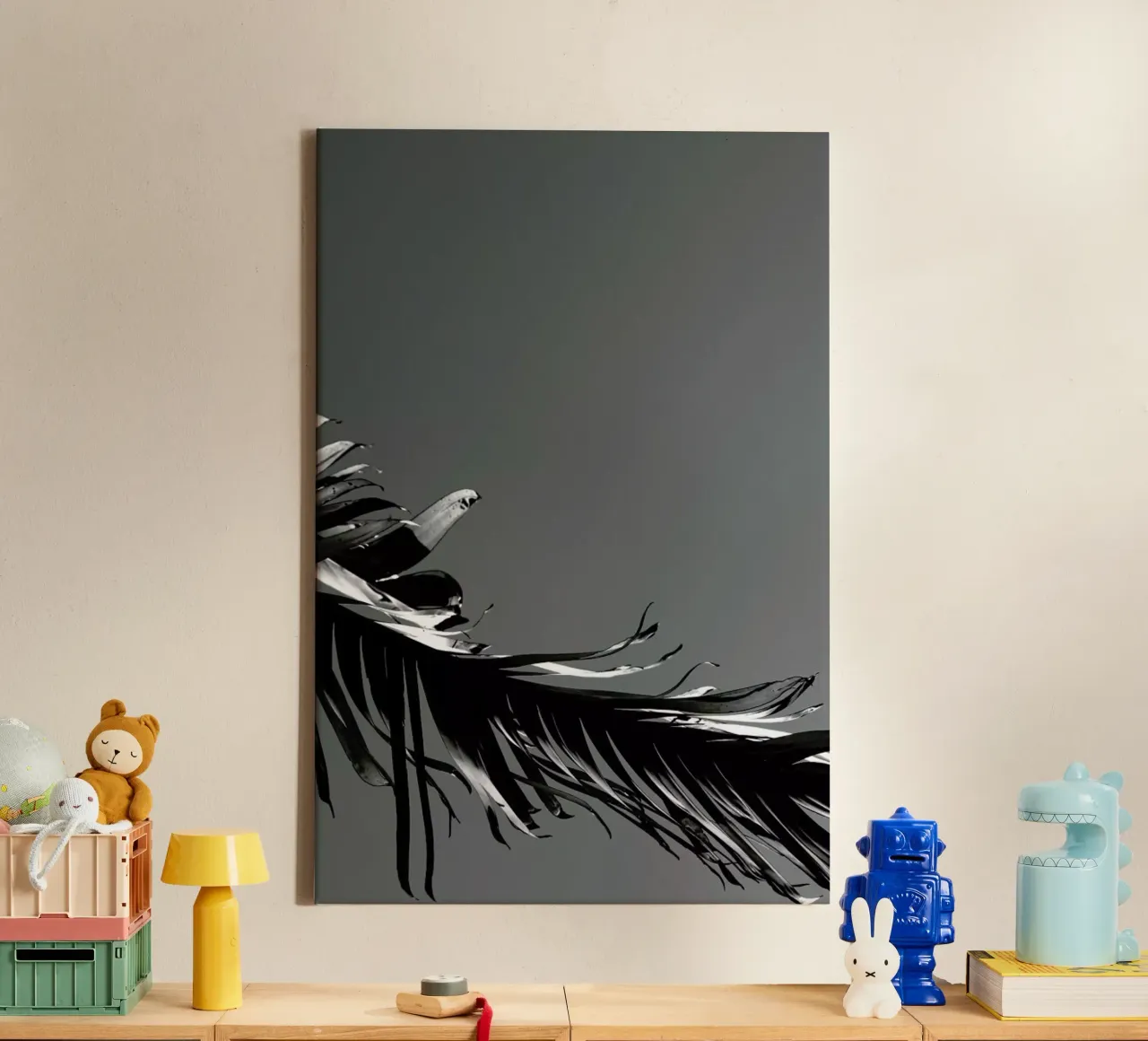 LA State of Mind (Venice Beach) lienzo con Marco flotante de Ballack Art House