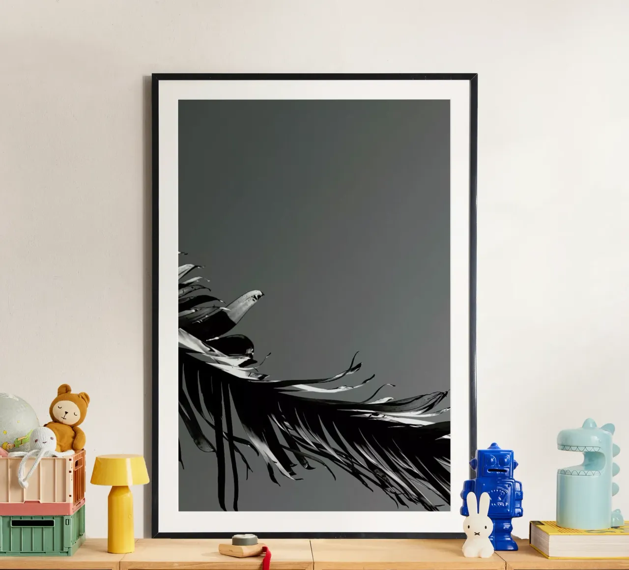 LA State of Mind (Venice Beach) poster con telaio in plastica da Ballack Art House