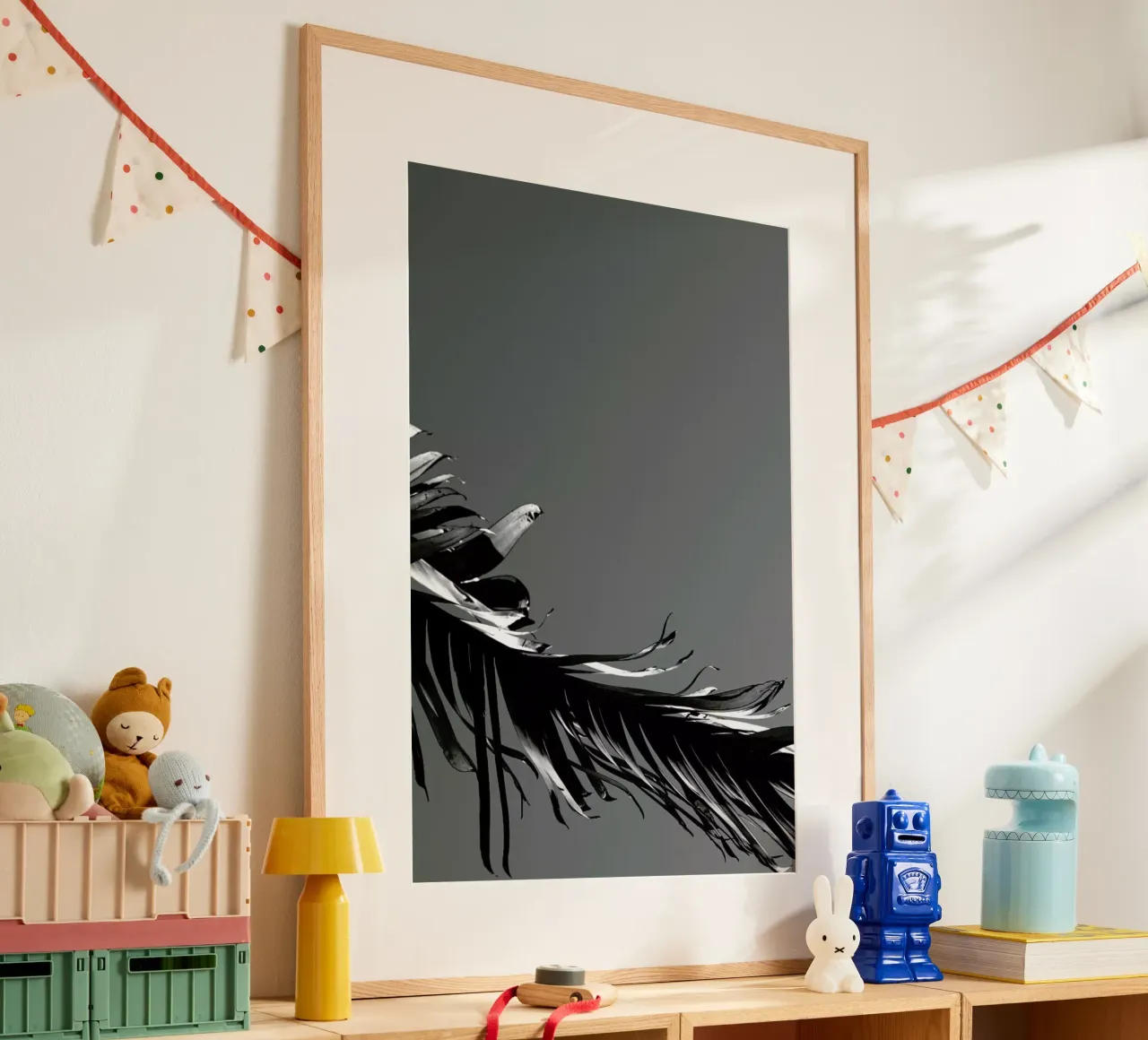 LA State of Mind (Venice Beach) poster con telaio in plastica da Ballack Art House