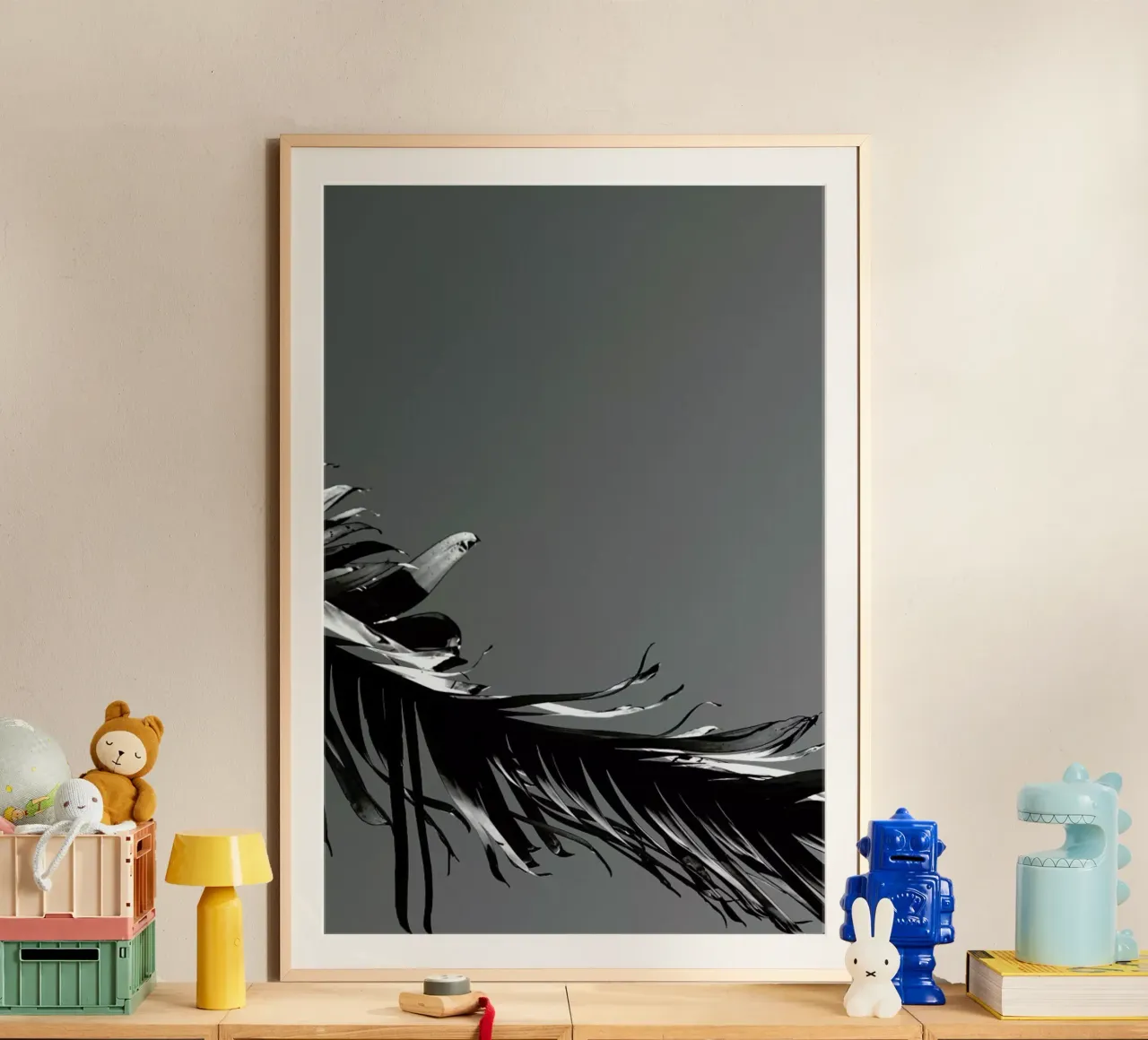 LA State of Mind (Venice Beach) poster con telaio in plastica da Ballack Art House
