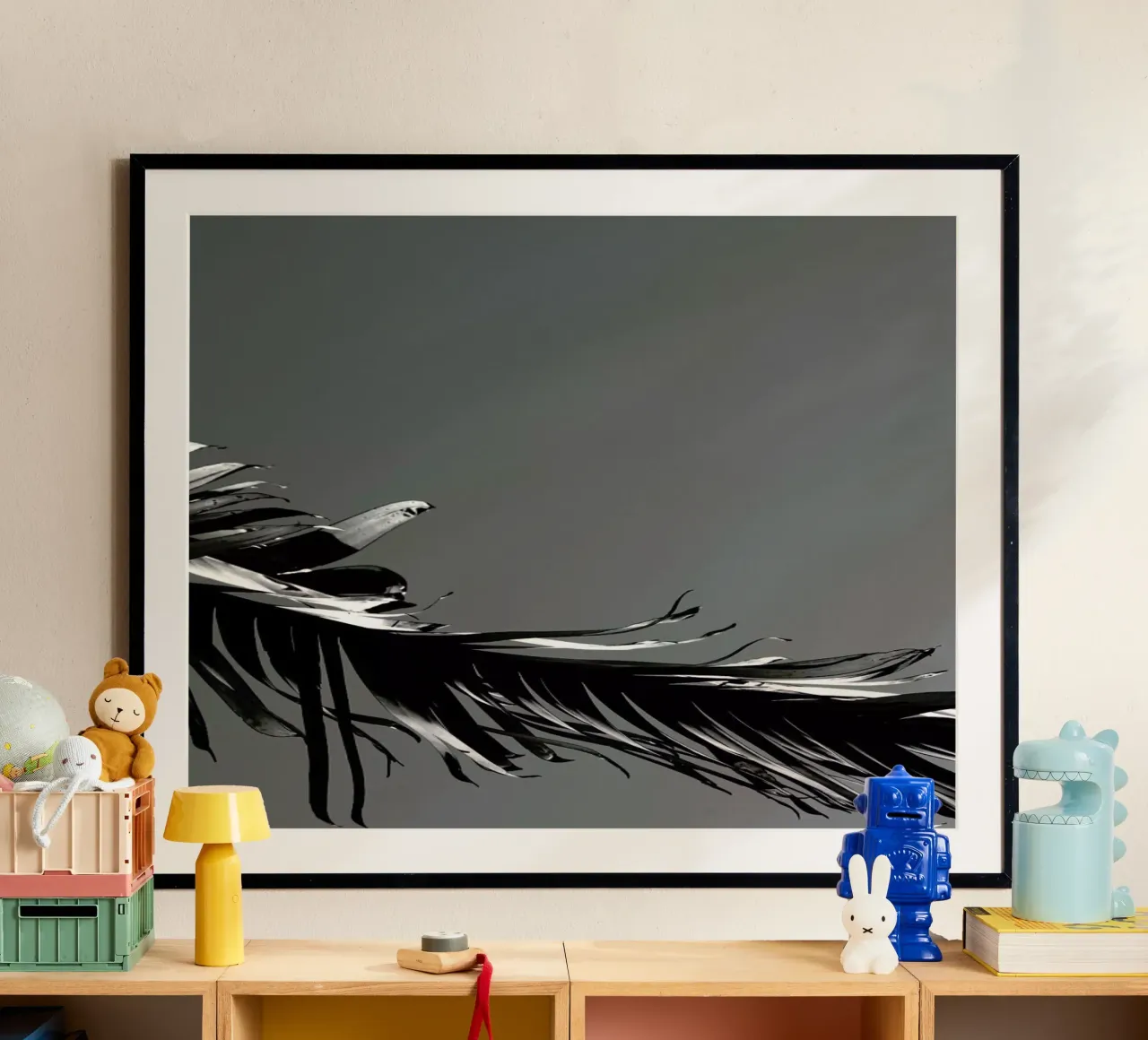 LA State of Mind (Venice Beach) poster con telaio in plastica da Ballack Art House