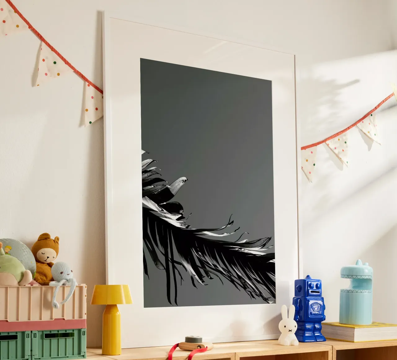 LA State of Mind (Venice Beach) poster con telaio in plastica da Ballack Art House