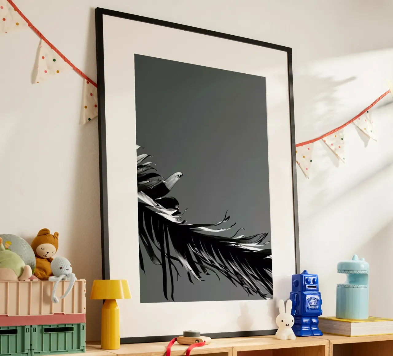 LA State of Mind (Venice Beach) poster con telaio in plastica da Ballack Art House
