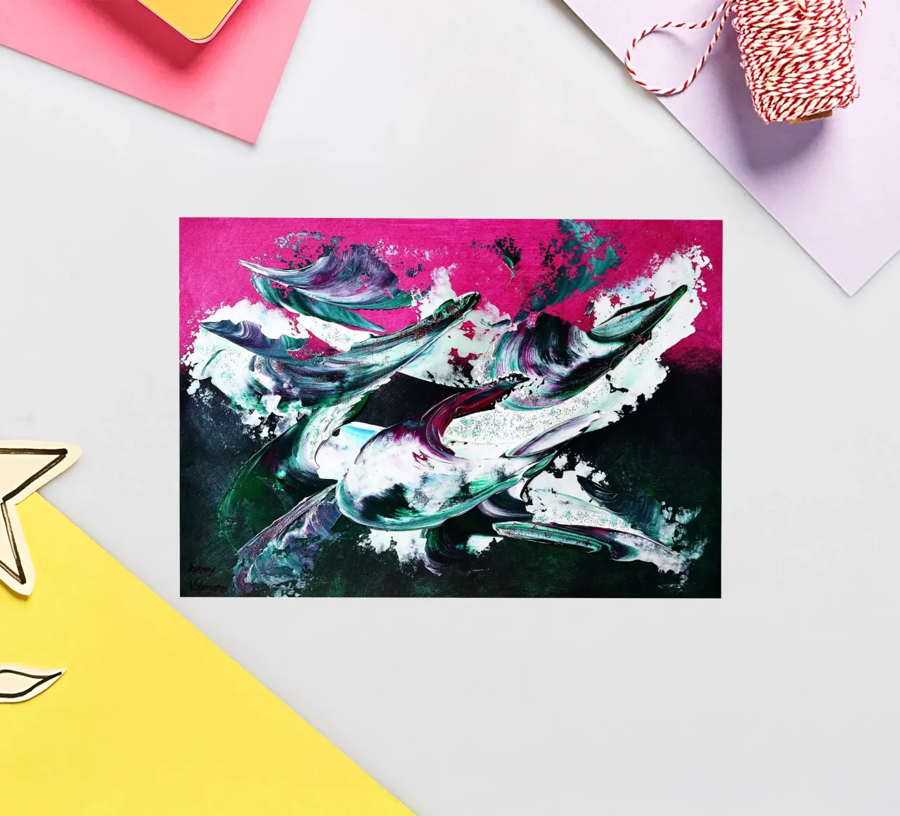 IDEAL GIFT 139 sticker by Thierry Vobmann Abstract painting