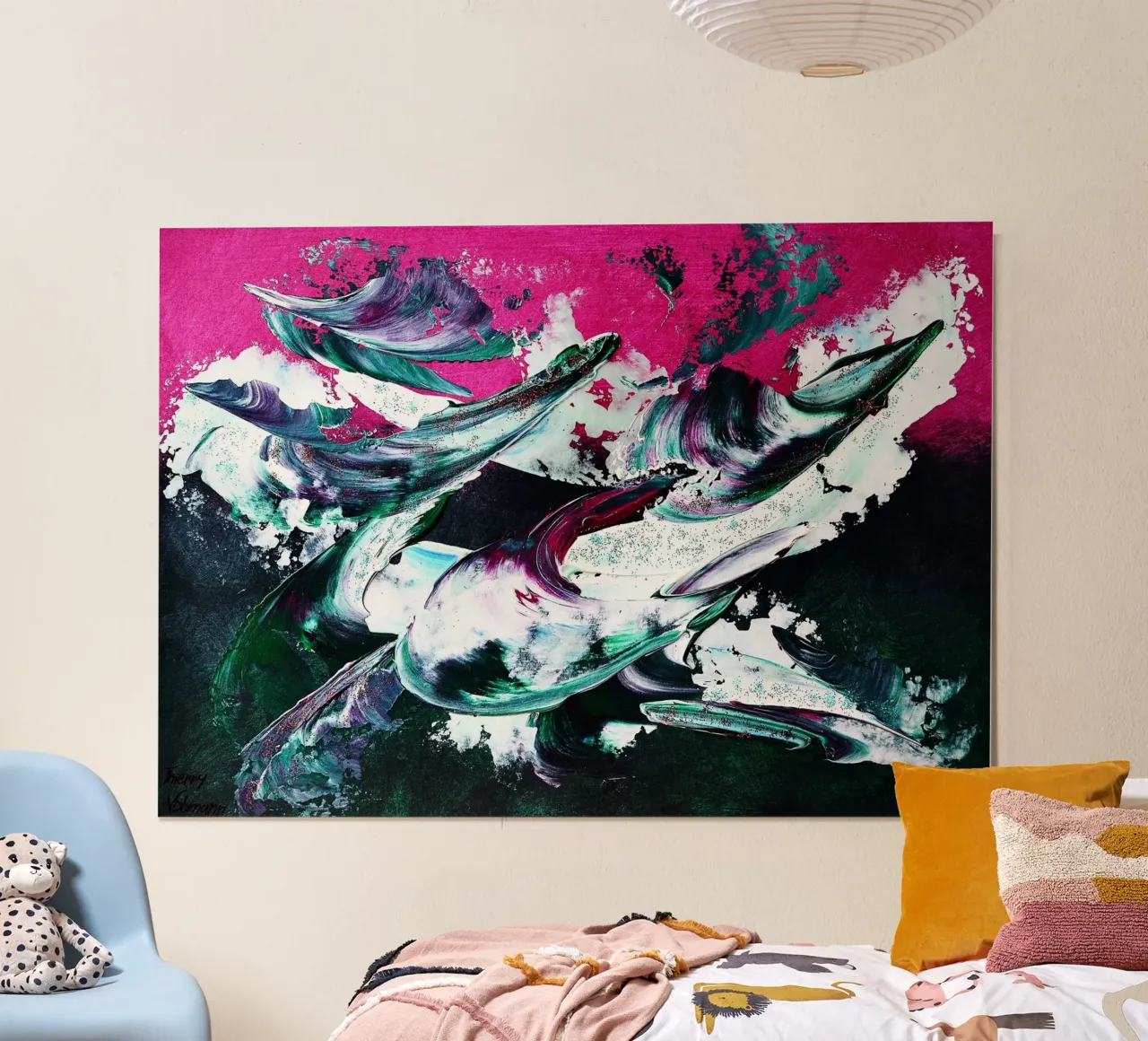 IDEAL GIFT 139 hahnemühle by Thierry Vobmann Abstract painting