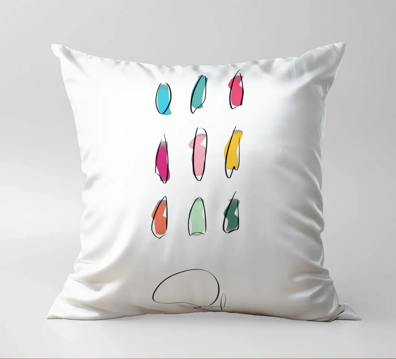 Surfboards - Best Of 9 cuscino da LIMITED EDITION LETTERS