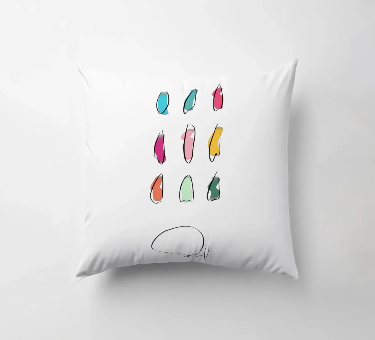 Surfboards - Best Of 9 cuscino da LIMITED EDITION LETTERS
