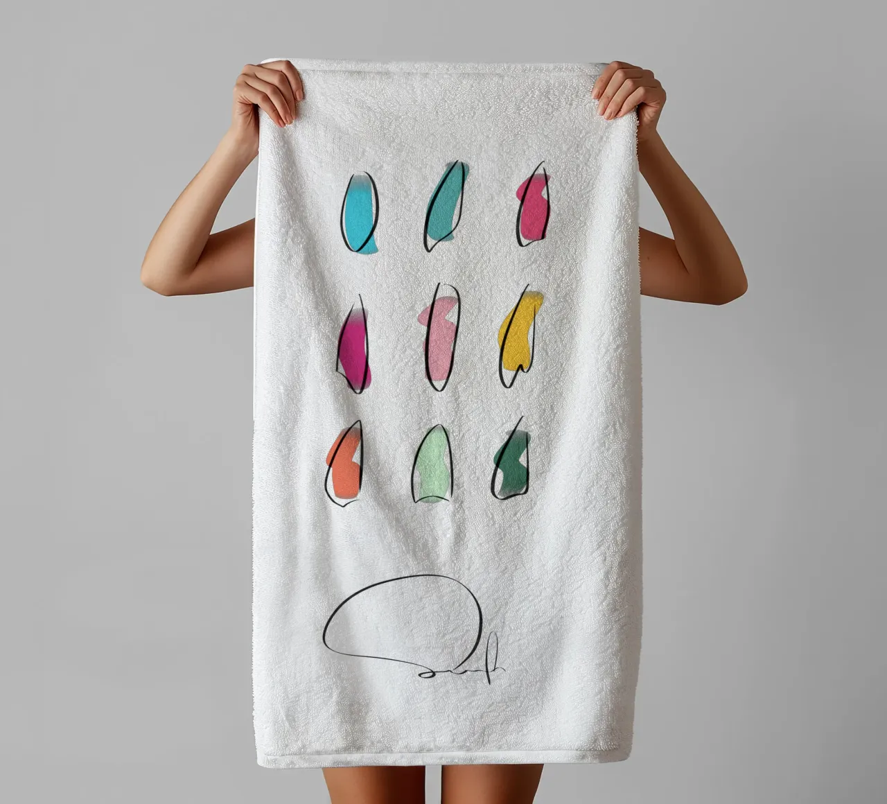 Surfboards - Best Of 9 asciugamano da bagno da LIMITED EDITION LETTERS