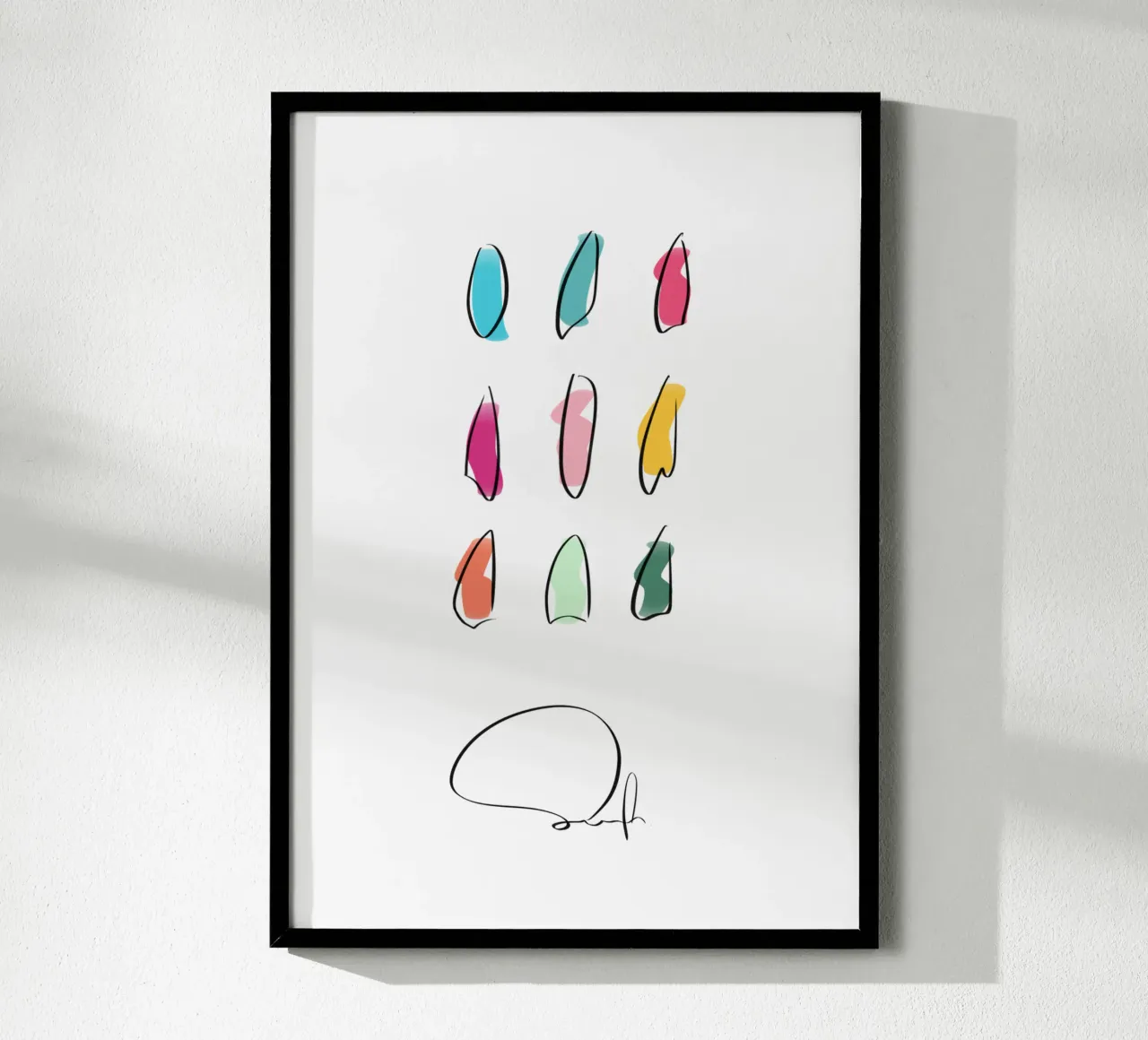 Surfboards - Best Of 9 carta hahnemühle da LIMITED EDITION LETTERS