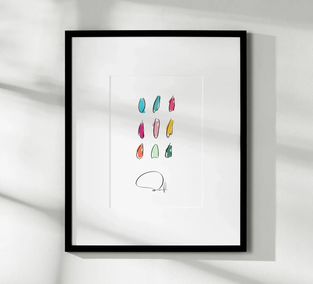 Surfboards - Best Of 9 carta hahnemühle da LIMITED EDITION LETTERS