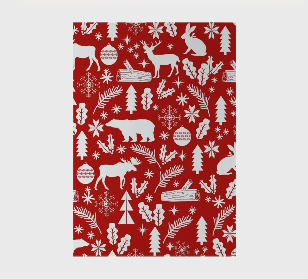Christmas Woodland notebook by Charlotte Winter