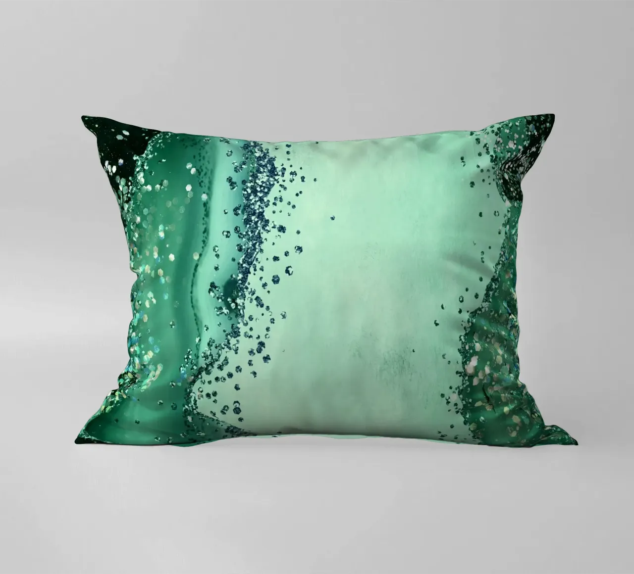 Texture Agata Glitterata Smeraldo 01 cuscino da Gemstone Textures