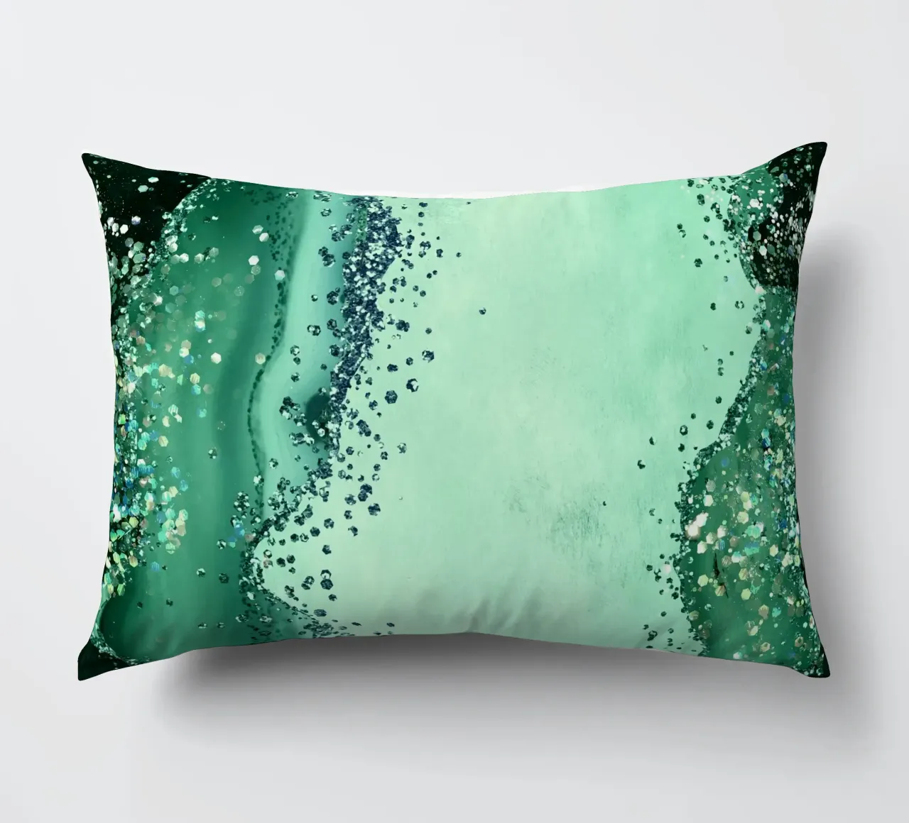 Texture Agata Glitterata Smeraldo 01 cuscino da Gemstone Textures