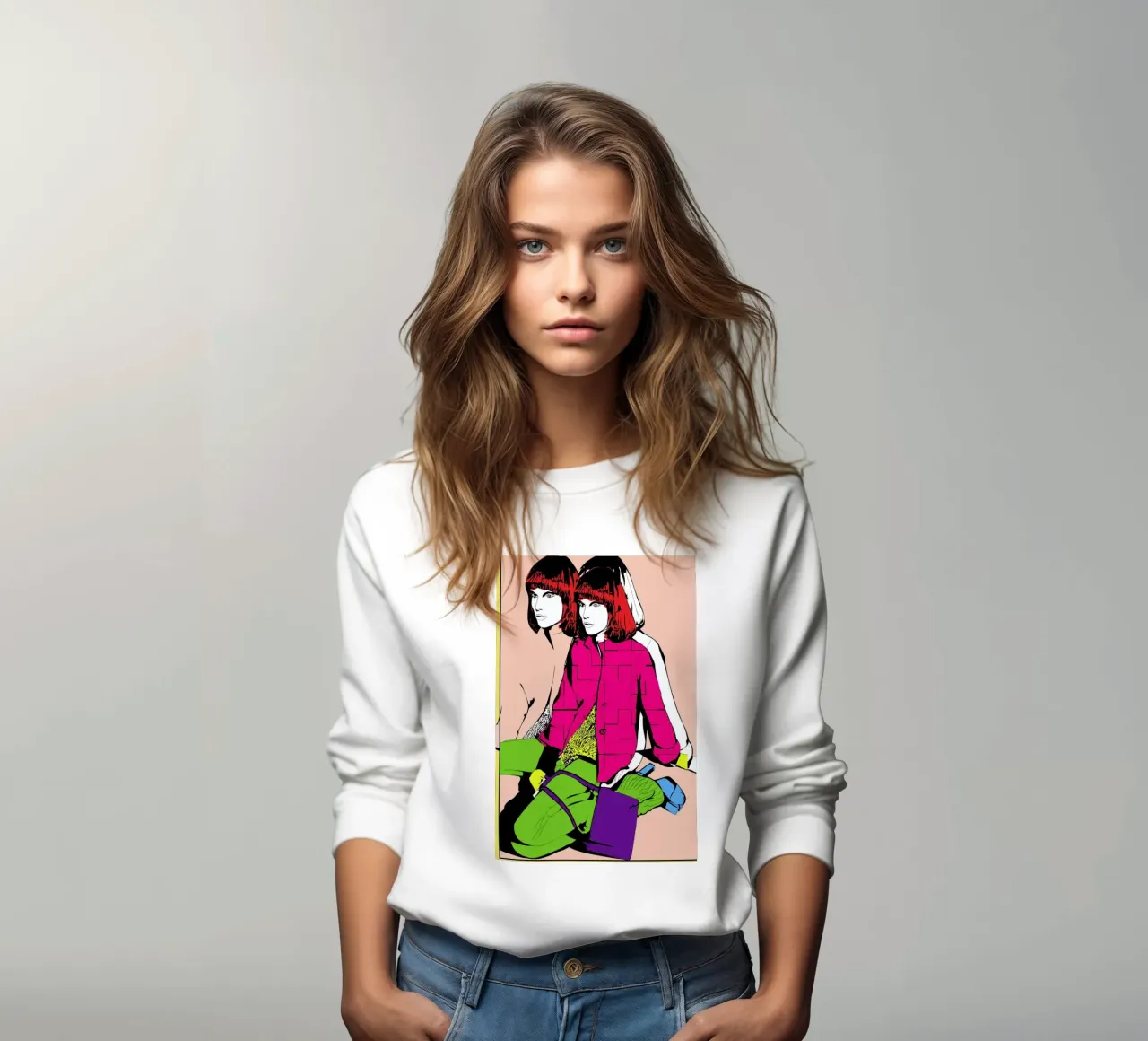 Pop 2 sweatshirt van Marcell Naubert