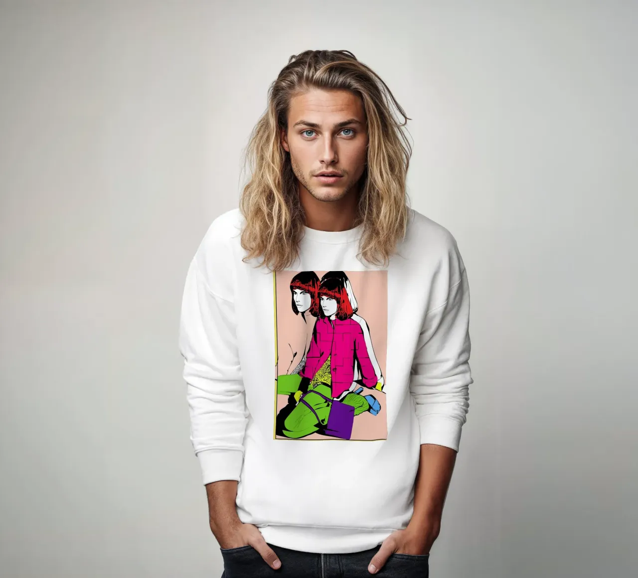 Pop 2 sweatshirt van Marcell Naubert