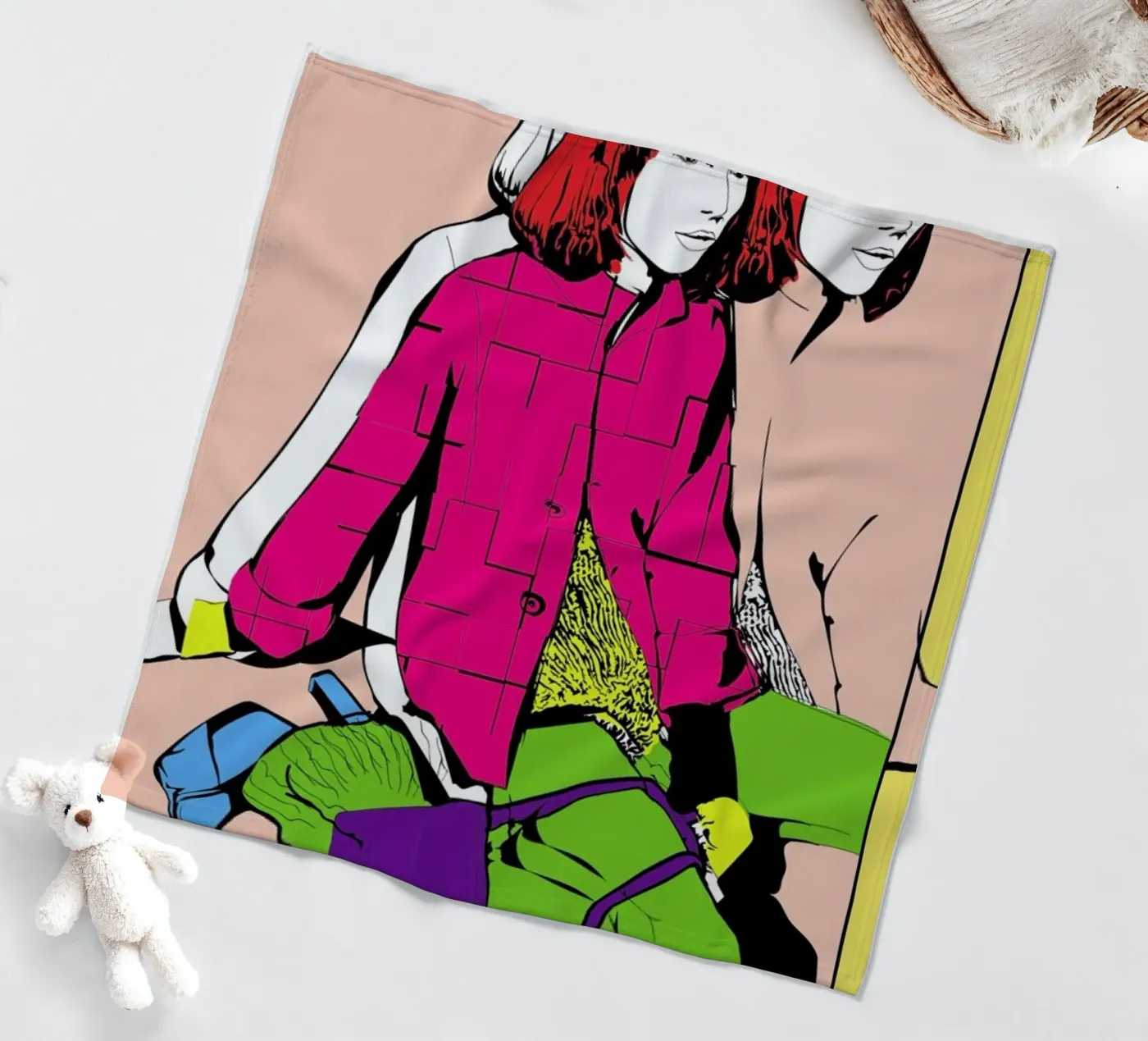 Pop 2 Fleecedecke von Marcell Naubert