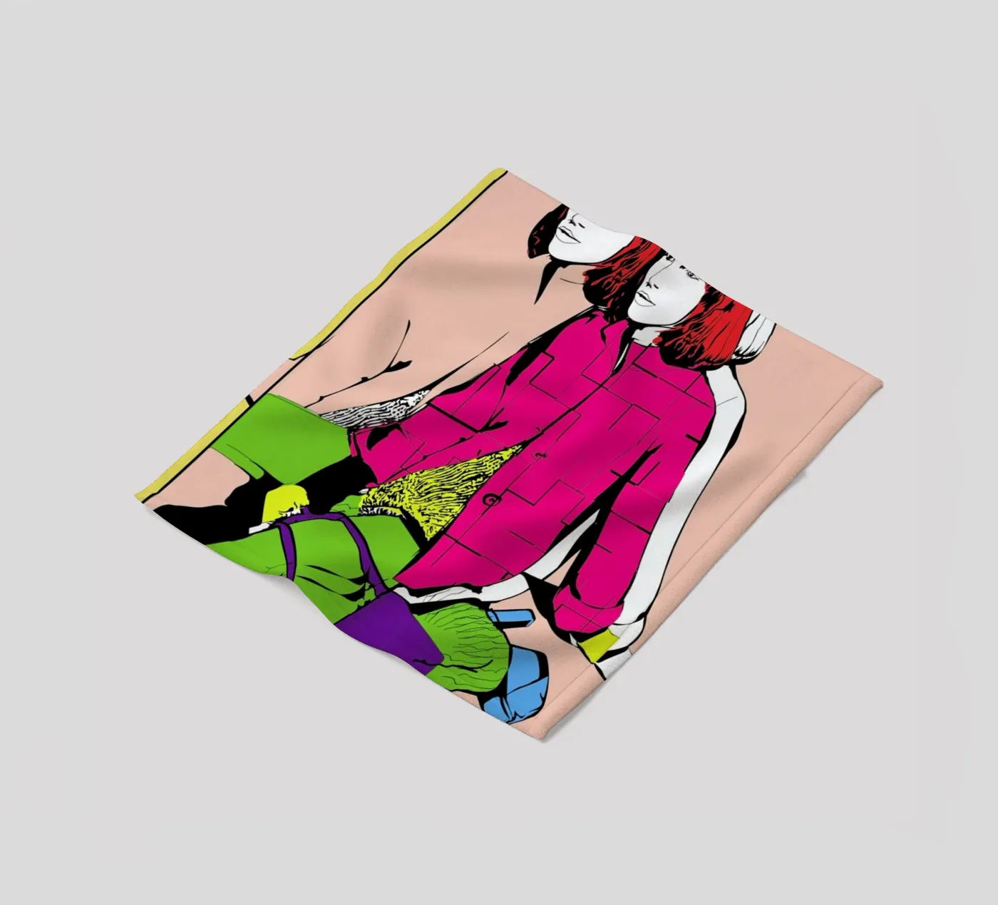 Pop 2 Fleecedecke von Marcell Naubert