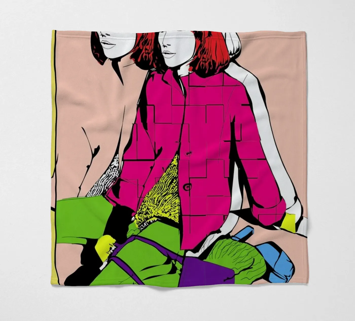 Pop 2 Fleecedecke von Marcell Naubert