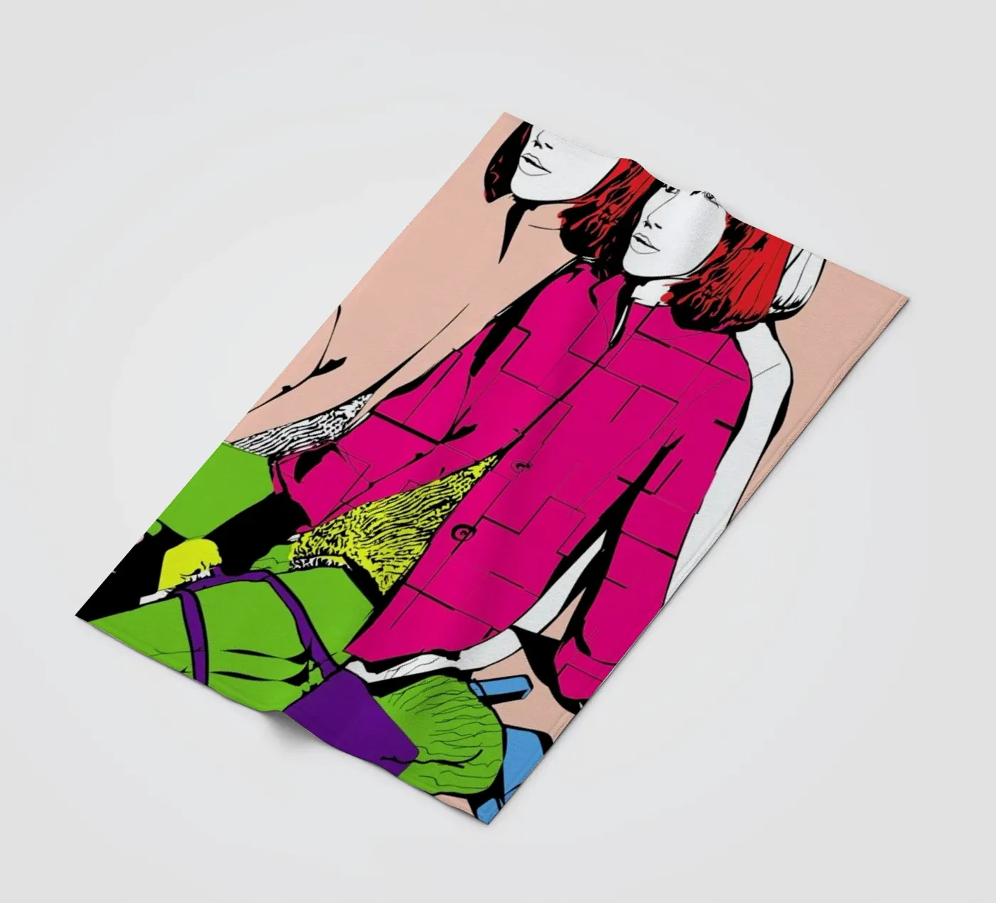 Pop 2 Fleecedecke von Marcell Naubert