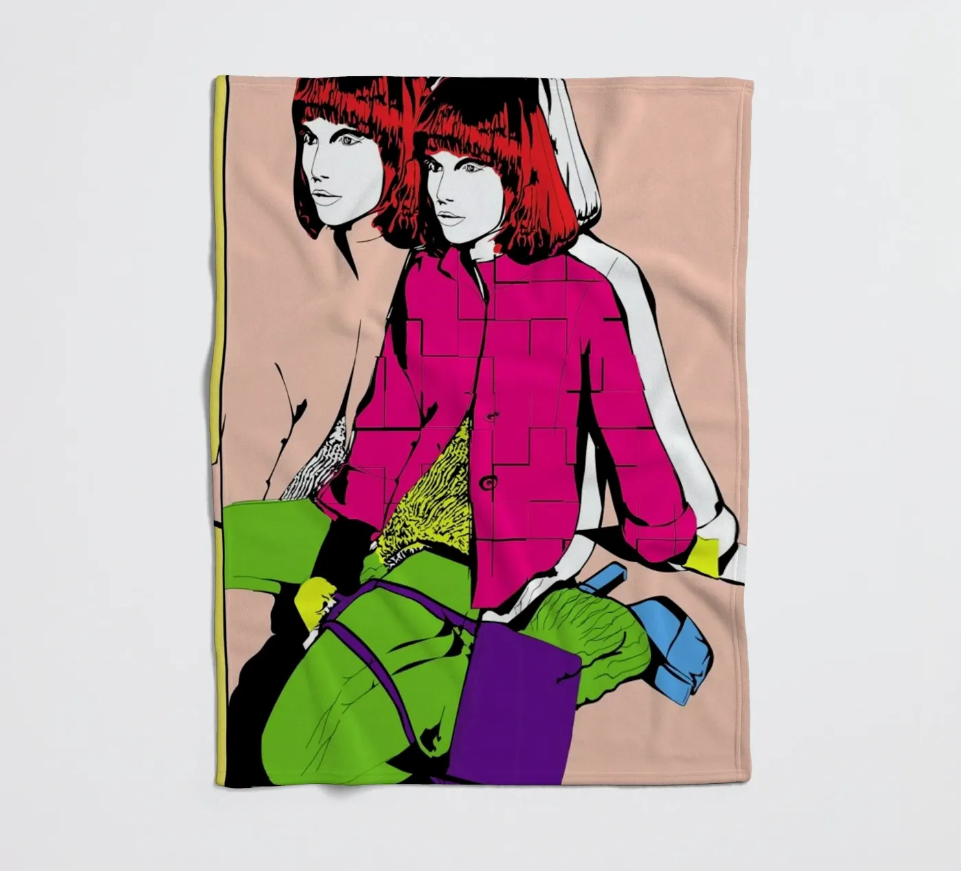 Pop 2 Fleecedecke von Marcell Naubert