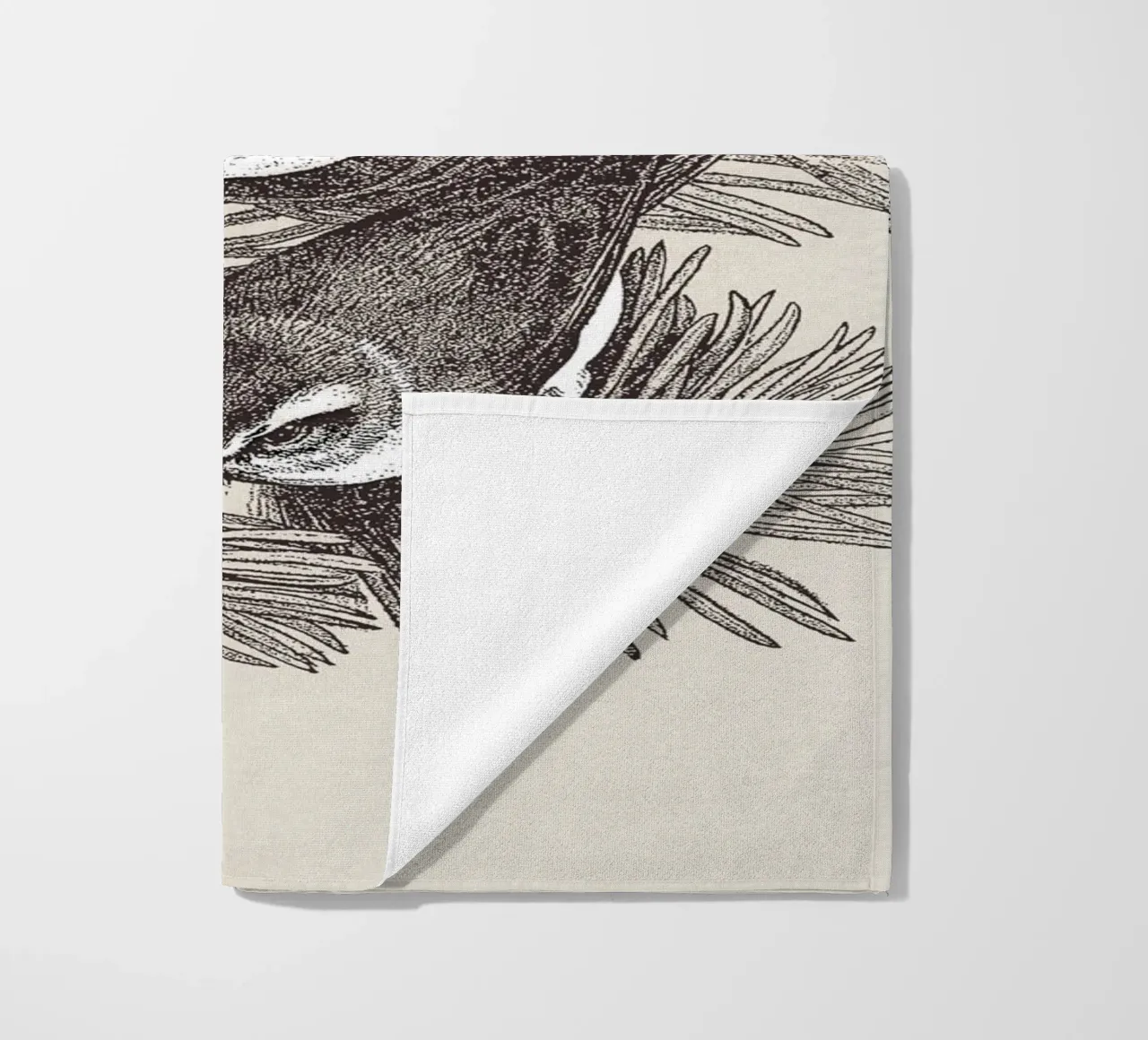 Pine Branch with Birds telo mare da apoloprints