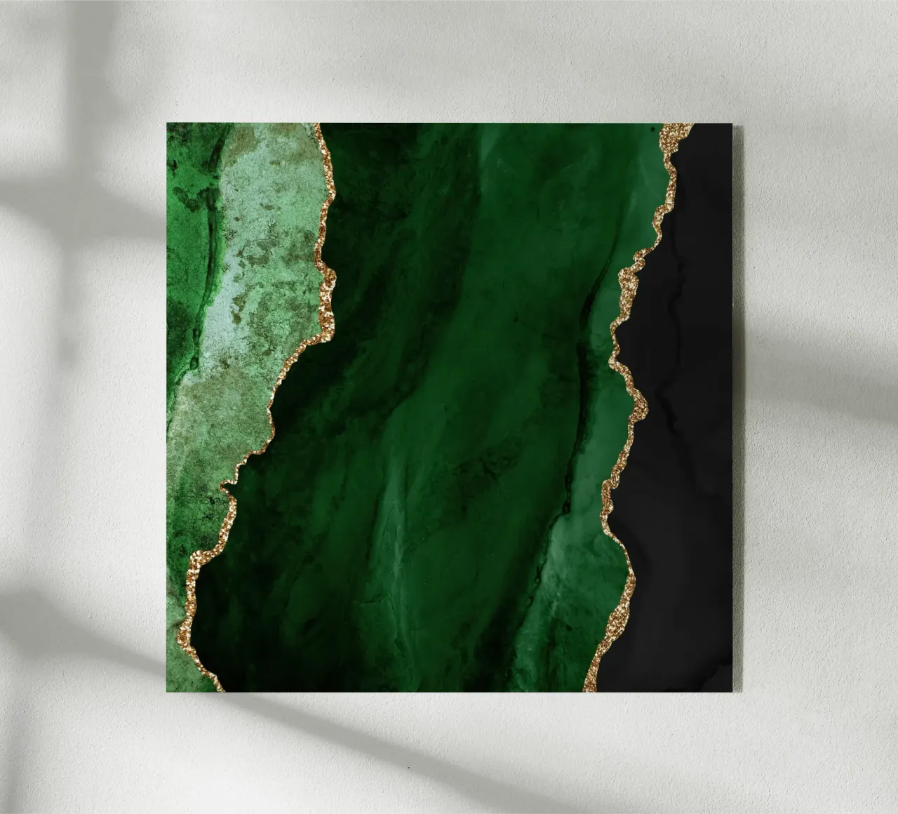Texture Agata verde e oro 01 plexiglass da Gemstone Textures