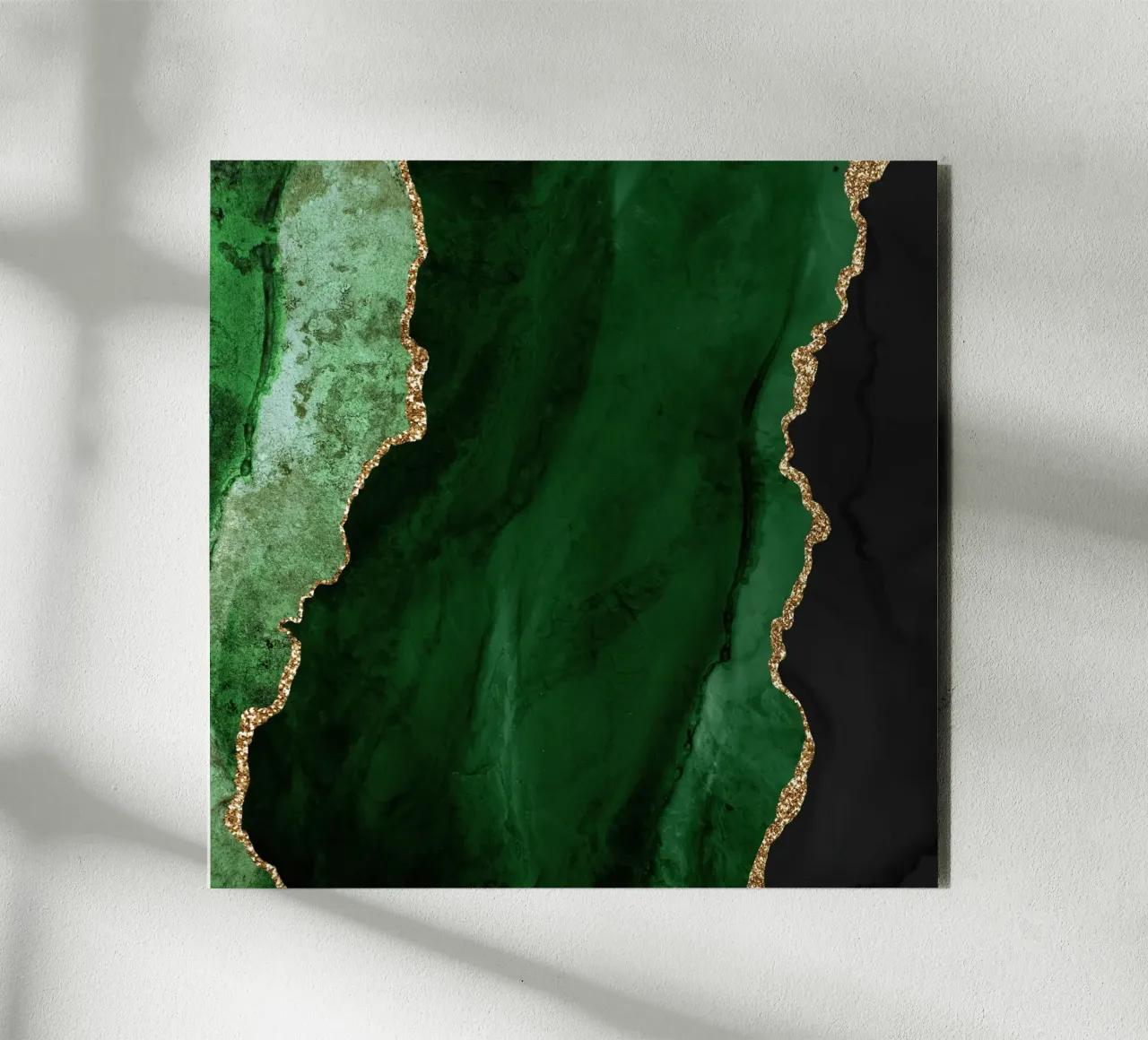 Texture Agata verde e oro 01 alluminio dibond da Gemstone Textures