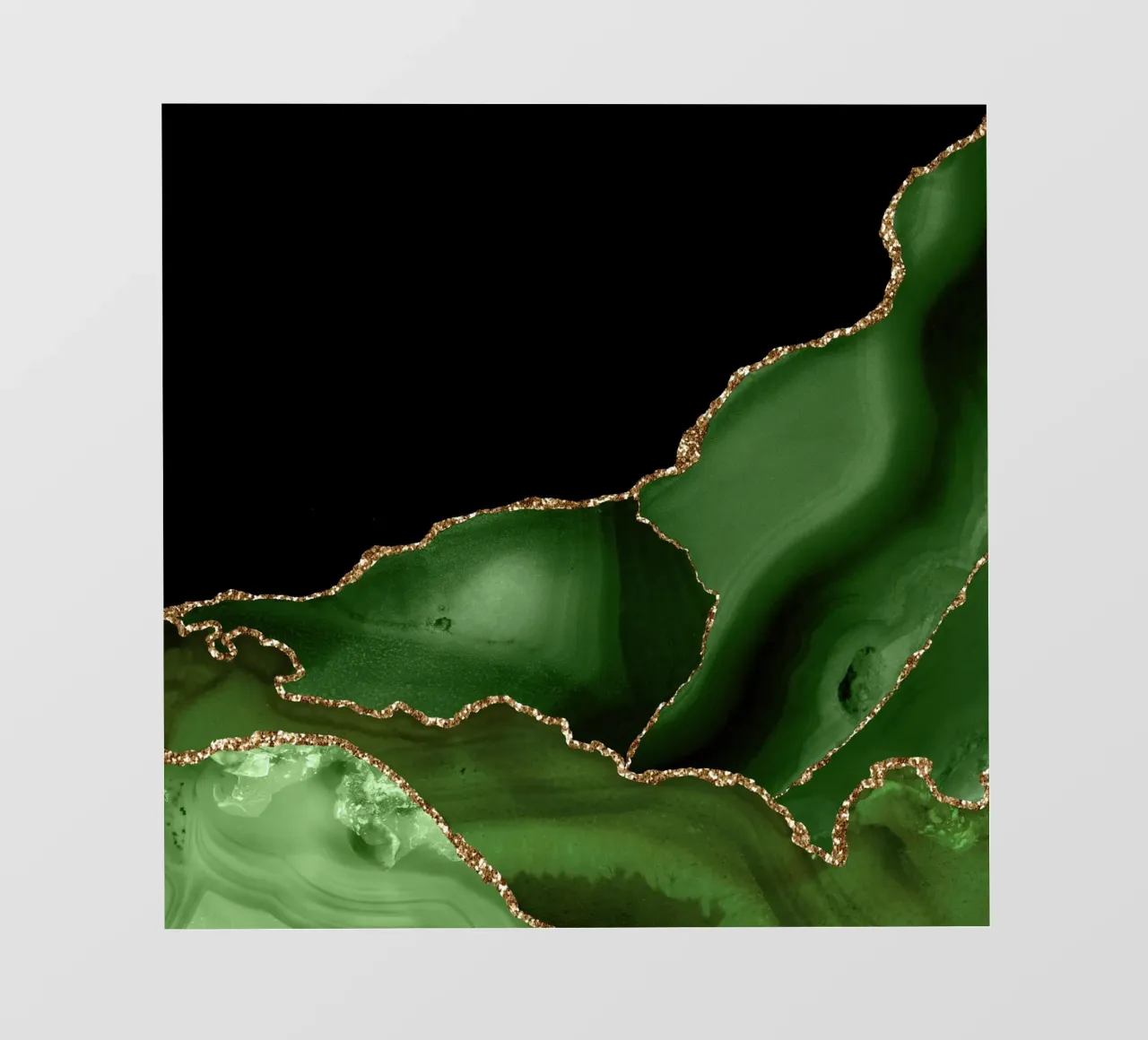 Texture agata verde e oro 03 telo in pvc da Gemstone Textures