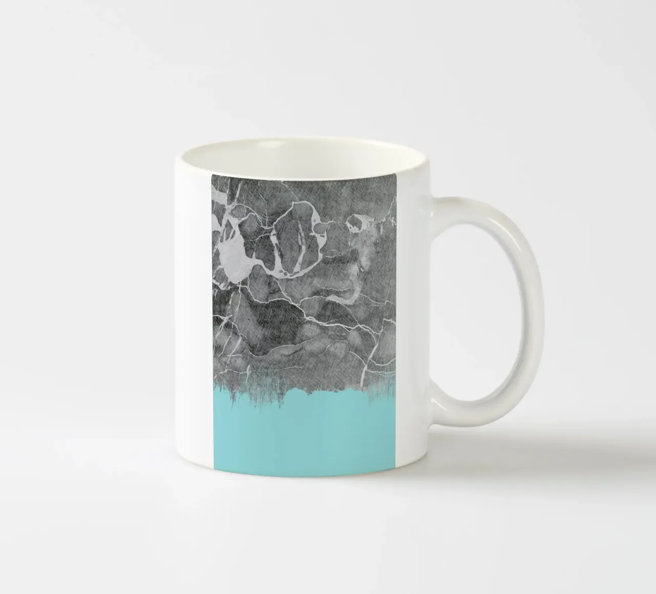 Crayon Marble and Sea Prints tazza in ceramica da cafelab