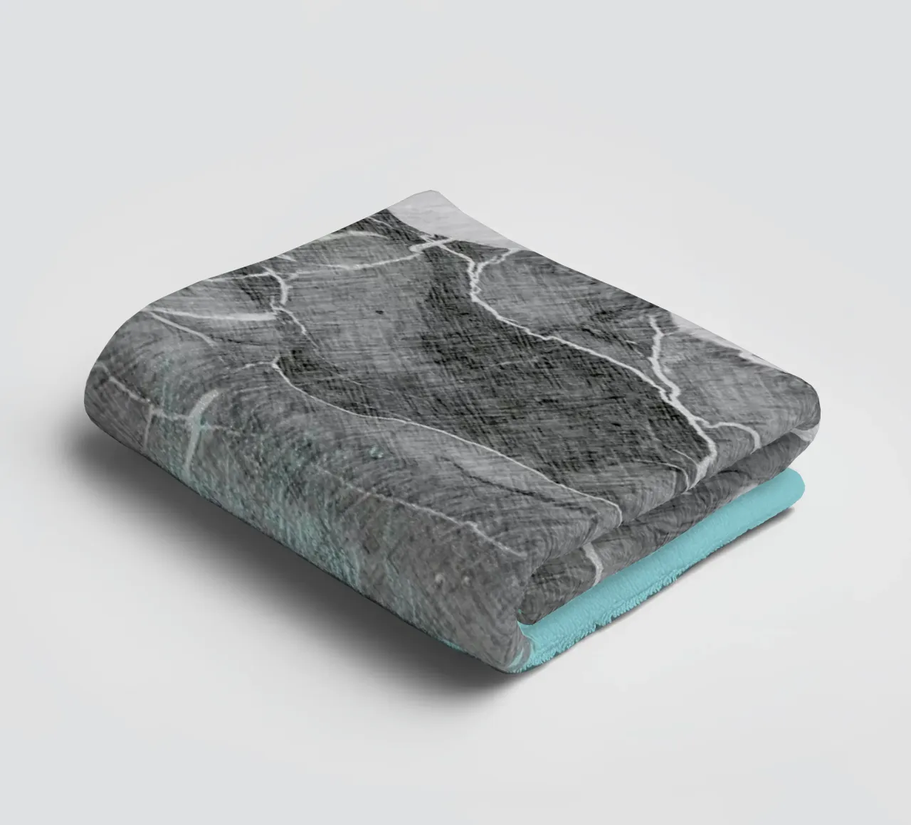 Crayon Marble and Sea Prints asciugamano da bagno da cafelab