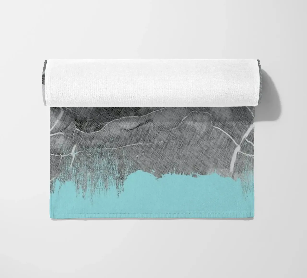 Crayon Marble and Sea Prints telo mare da cafelab
