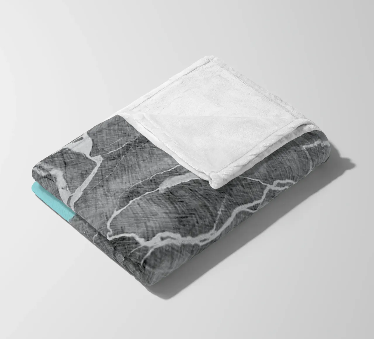 Crayon Marble and Sea Prints coperta in pile da cafelab