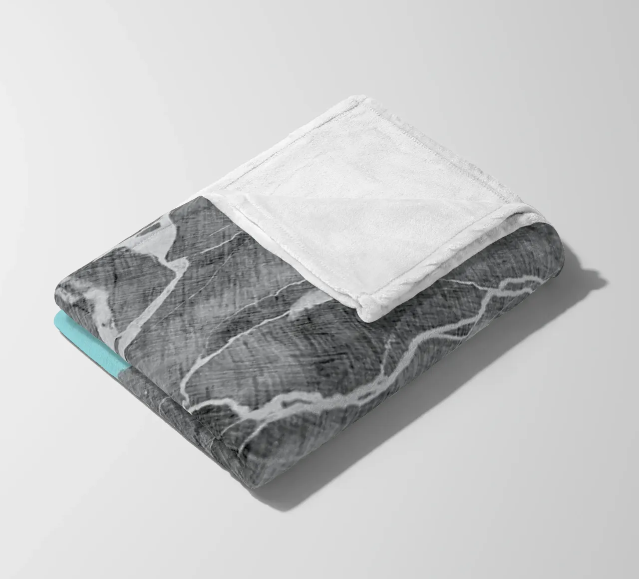Crayon Marble and Sea Prints coperta in pile da cafelab