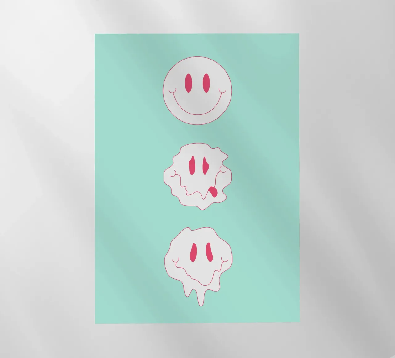 Melting Smile - Poster con smile trippy pellicola backlit da Studio Mooodz