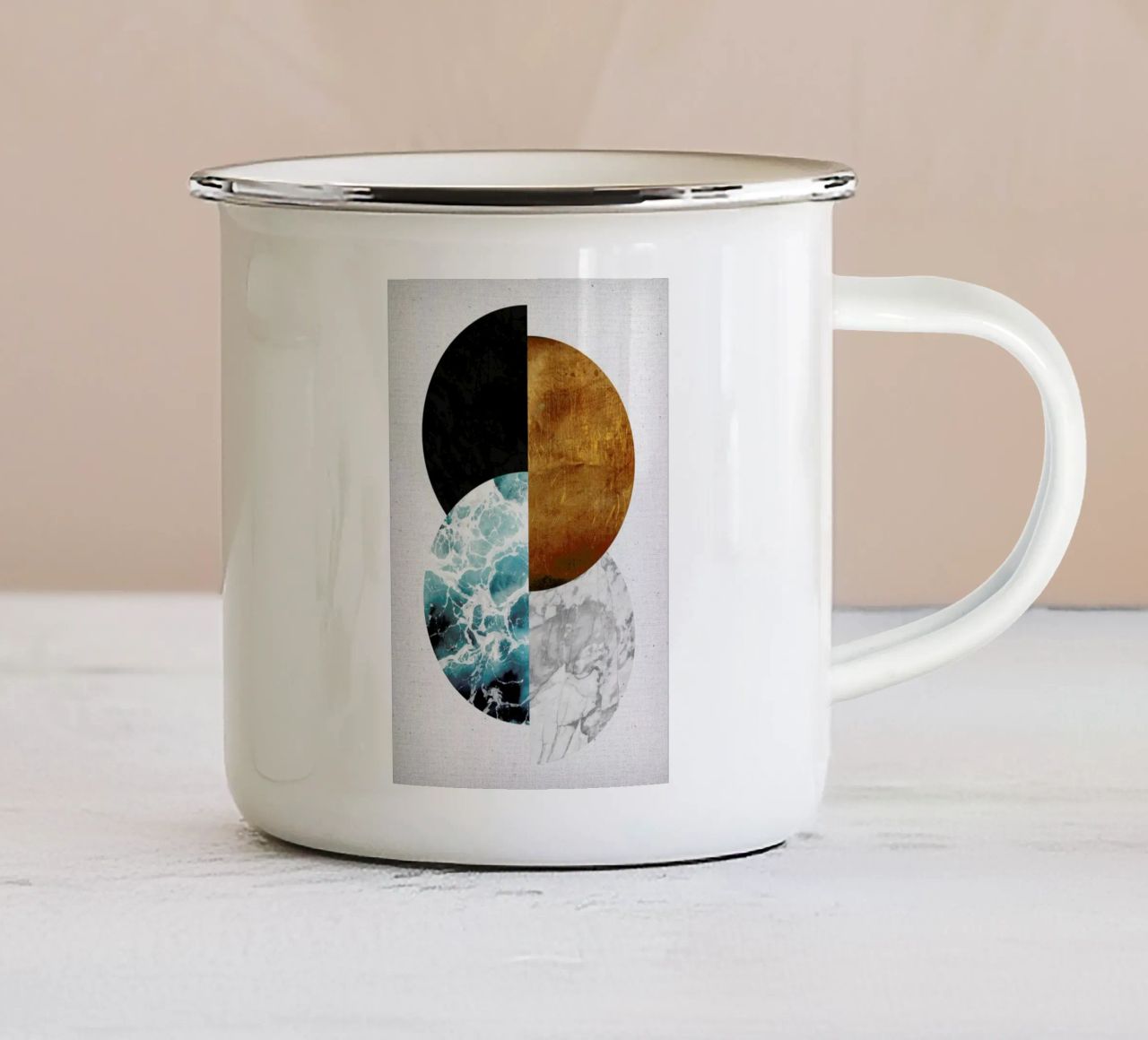 Copper 02 tazza in smalto da Froilein Juno