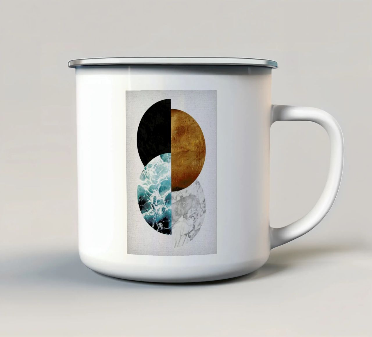 Copper 02 tazza in smalto da Froilein Juno