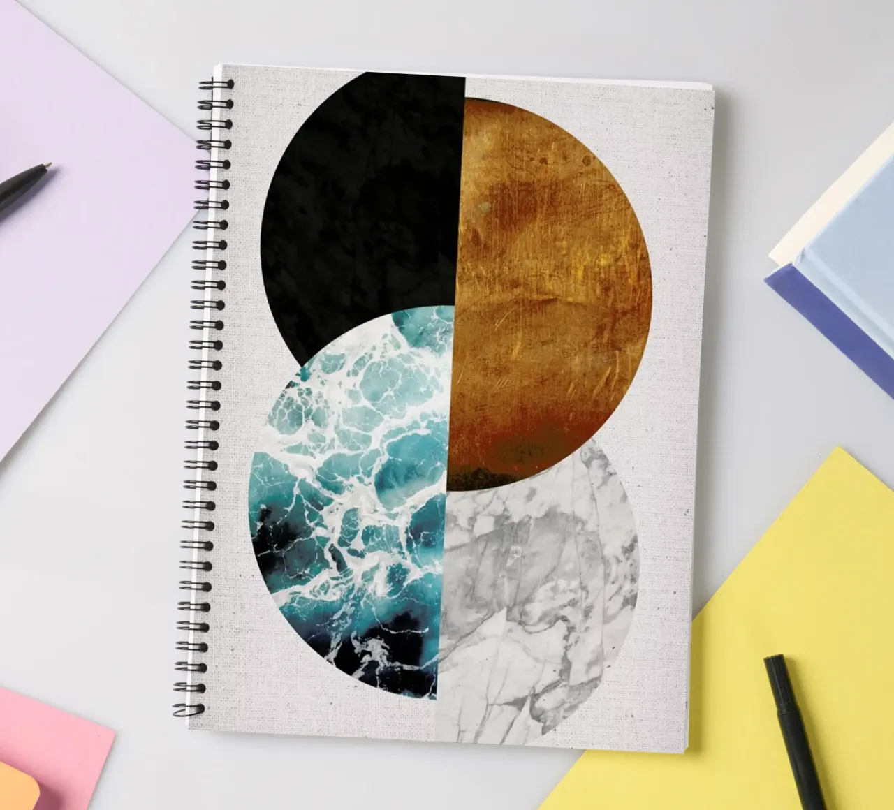 Copper 02 spiral notebook by Froilein Juno