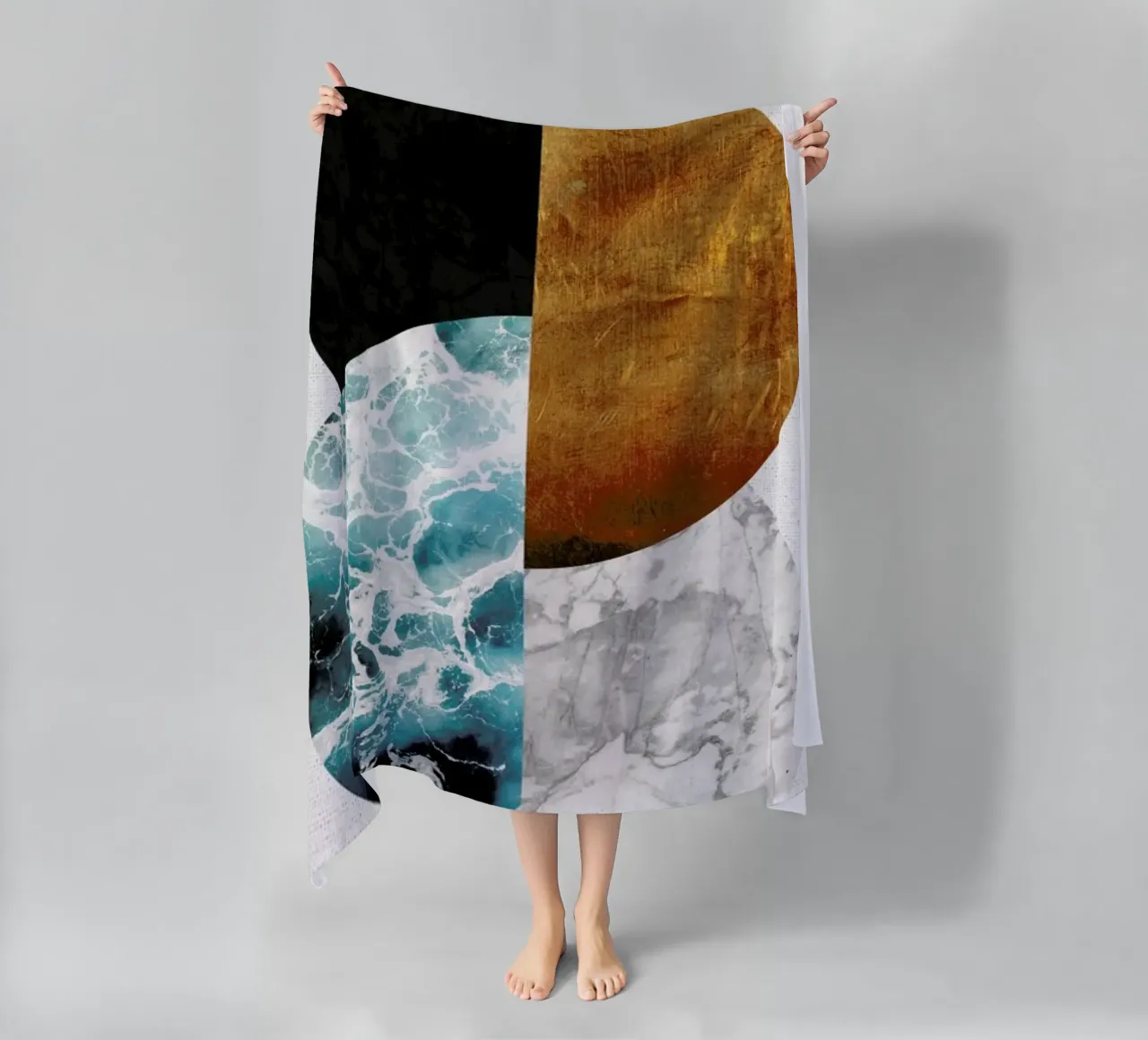 Copper 02 beach towel by Froilein Juno