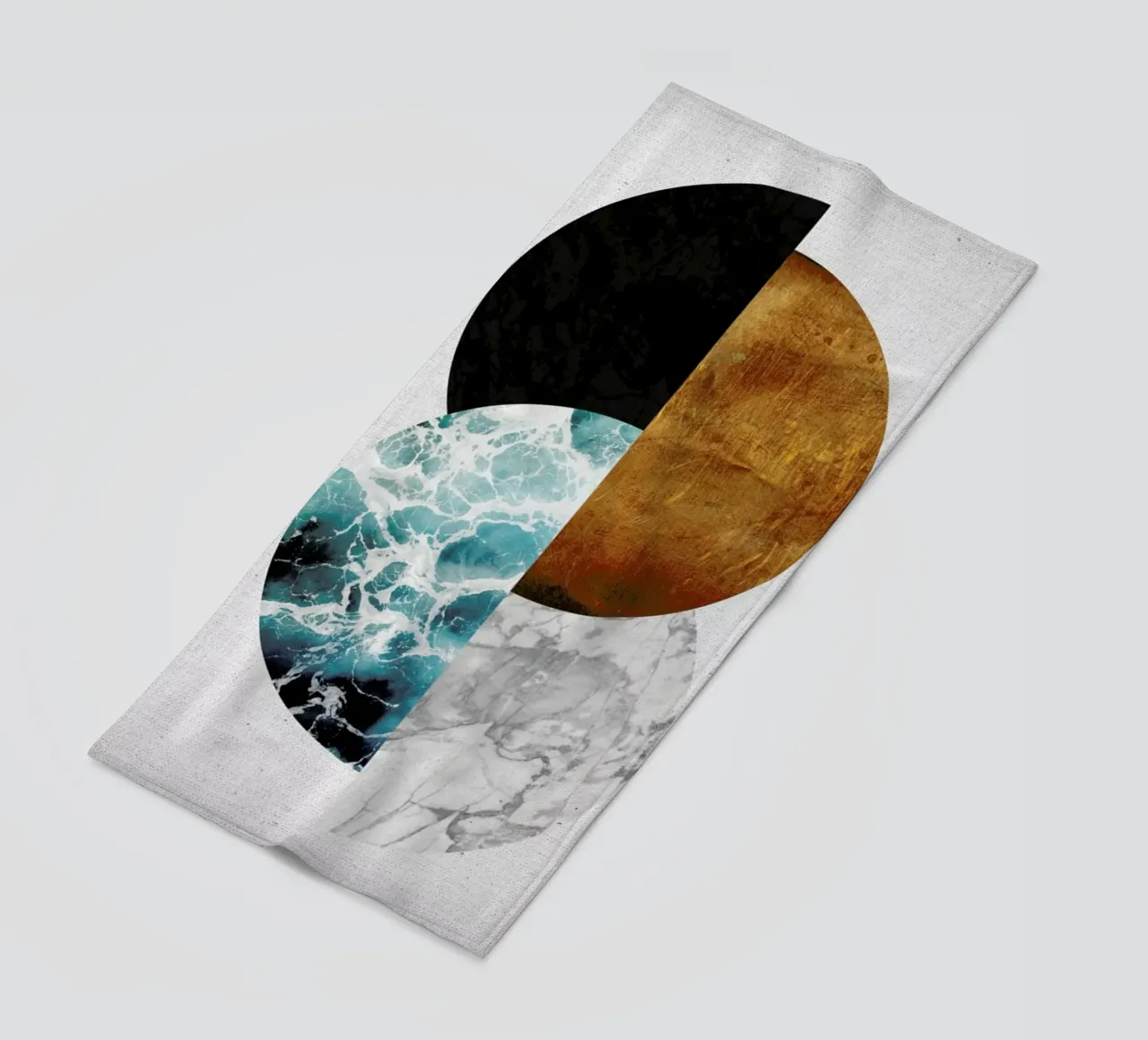 Copper 02 beach towel by Froilein Juno