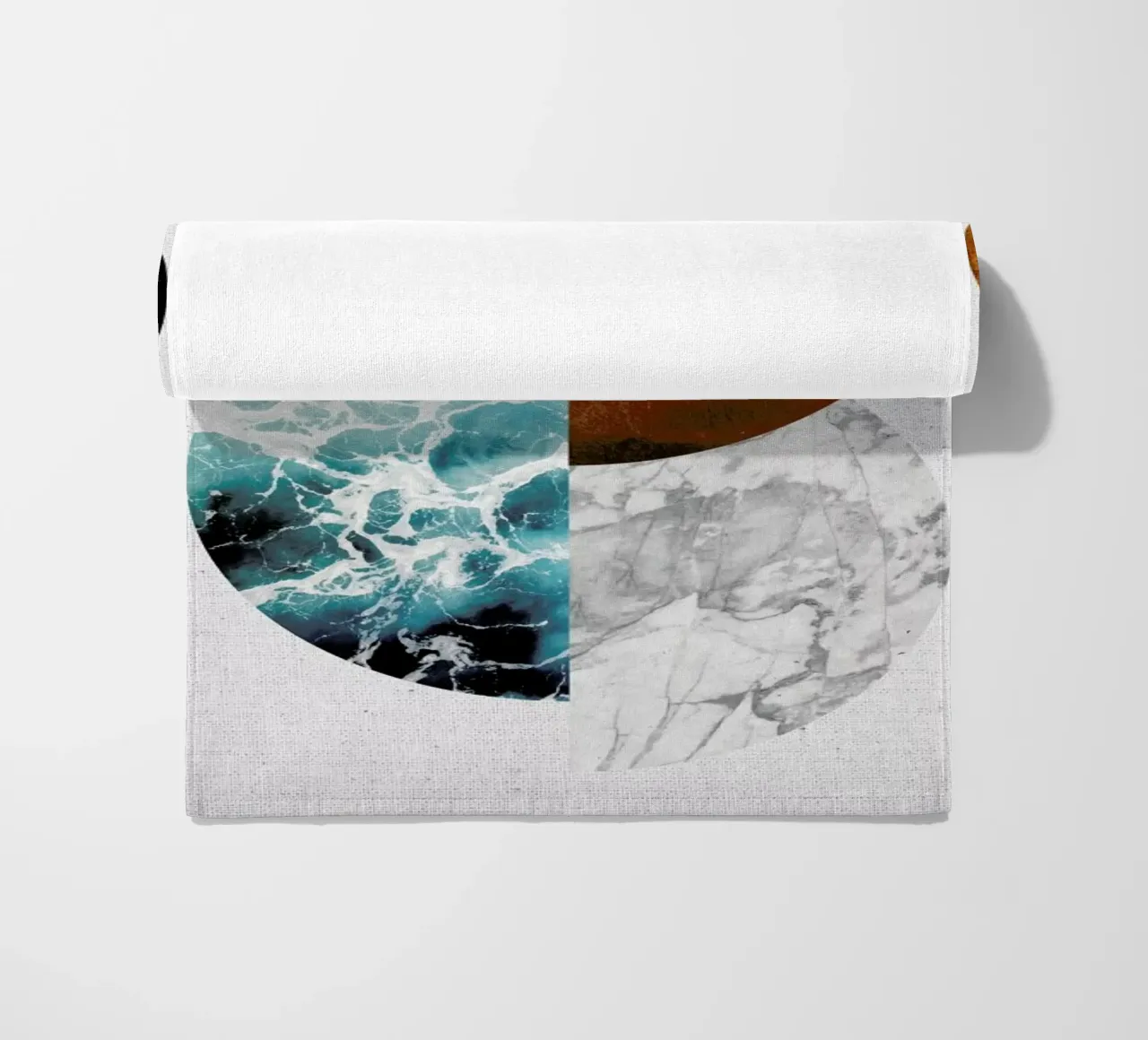 Copper 02 beach towel by Froilein Juno