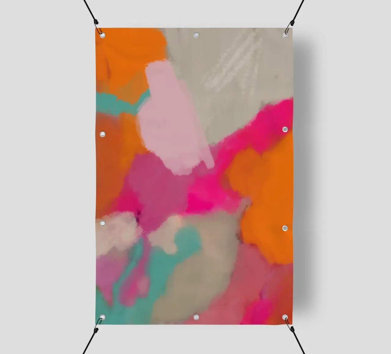 Colorful soft Silk telo in pvc da Hej Ibiza by Ute Arnold