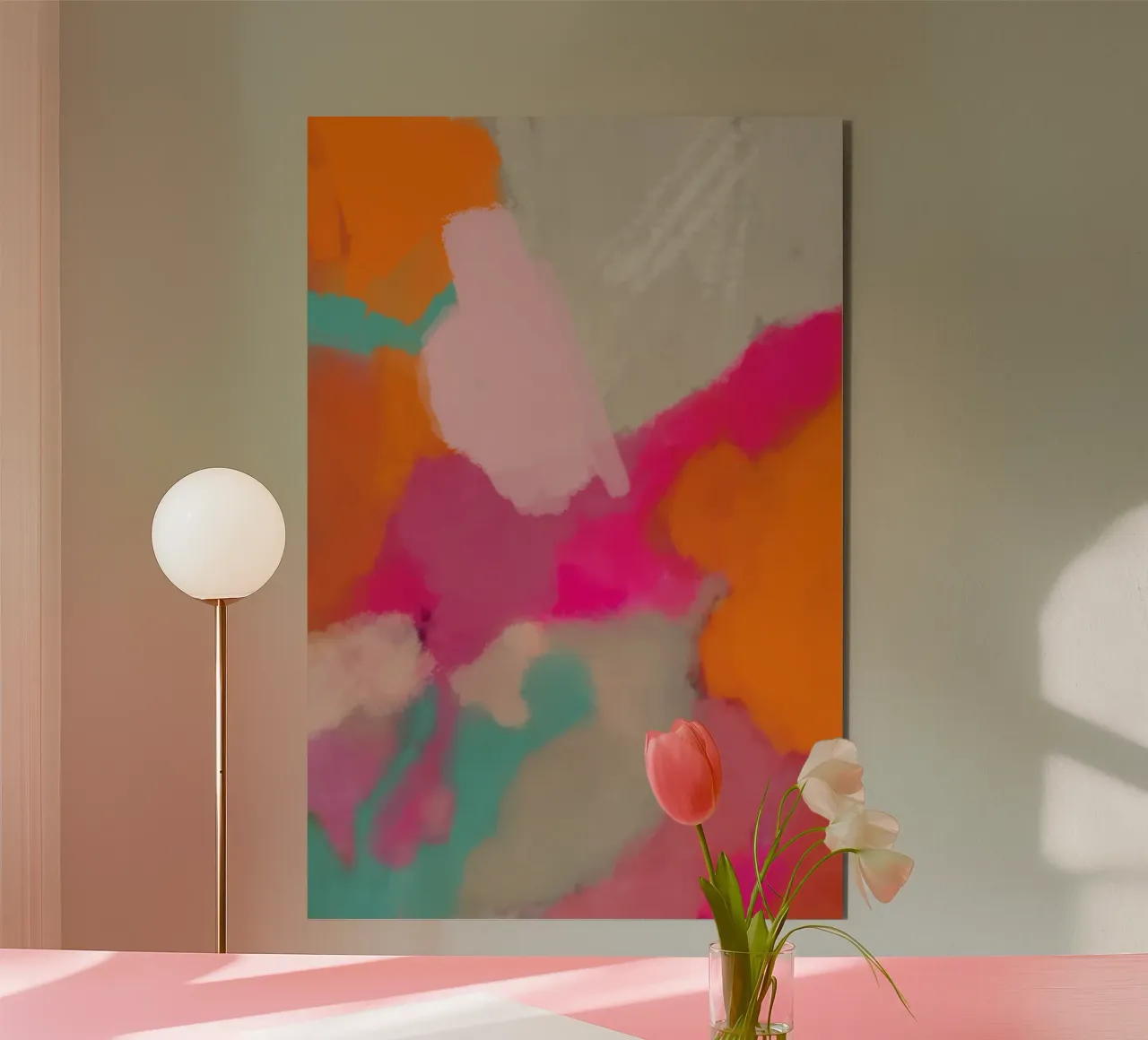 Colorful soft Silk alluminio dibond da Hej Ibiza by Ute Arnold