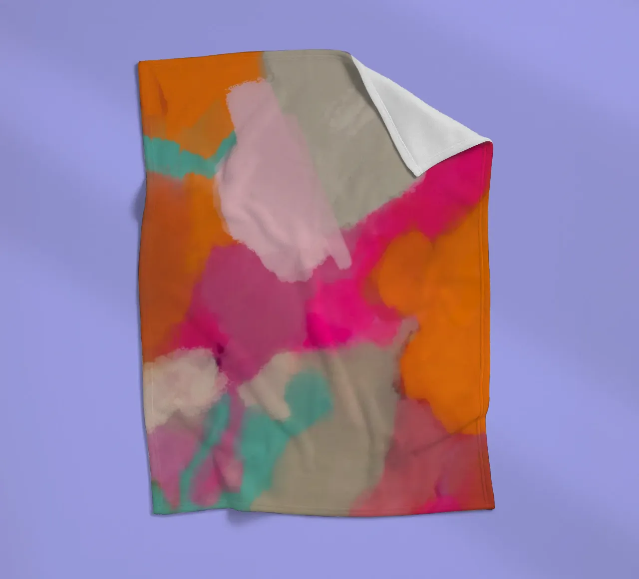 Colorful soft Silk coperta in pile da Hej Ibiza by Ute Arnold