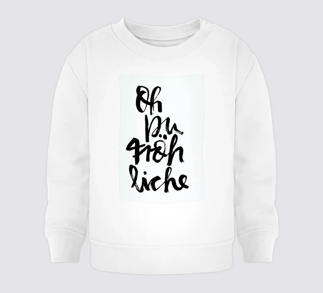 Oh Du Fröhliche felpa neonato da Brushmeetspaper