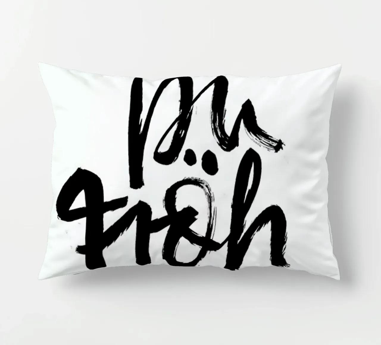 Oh Du Fröhliche cuscino da Brushmeetspaper